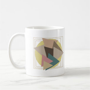Abstract modern geometric art coffee mug