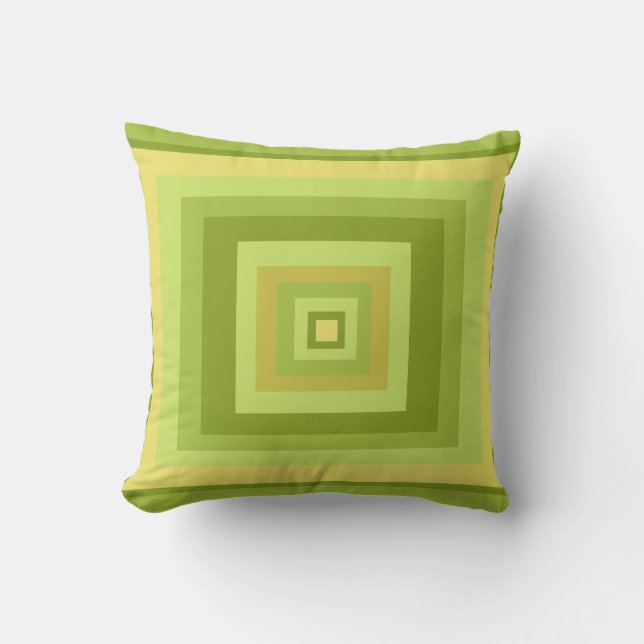 Abstract modern geometric art cushion (Front)