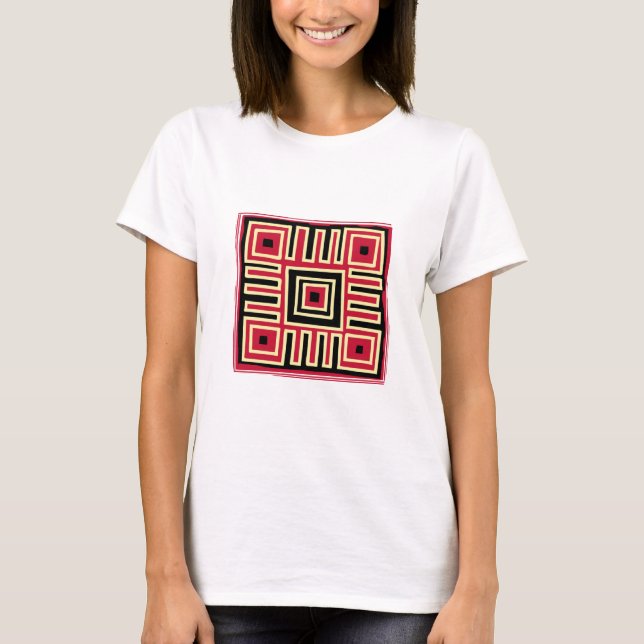 Abstract modern geometric art T-Shirt (Front)
