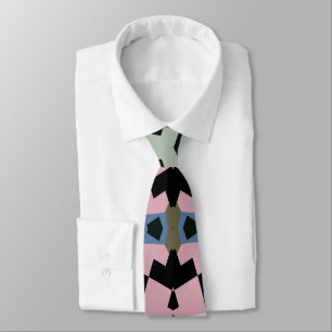 Abstract Modern Geometric Pattern  Tie