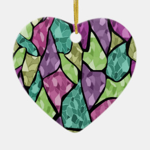 Abstract modern glass mosaic tile pattern bright c ceramic ornament
