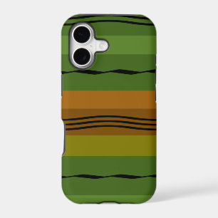Abstract modern green wavy pattern