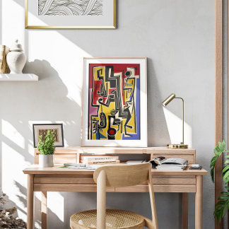 Abstract Modern Jazz Wall Art
