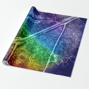 Abstract Modern Leaf Pastel #2 Wrapping Paper