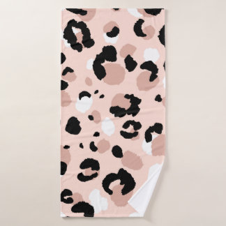 Abstract modern leopard seamless pattern. Animals  Bath Towel