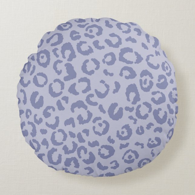 Abstract modern leopard seamless pattern. Animals  Round Cushion (Front)