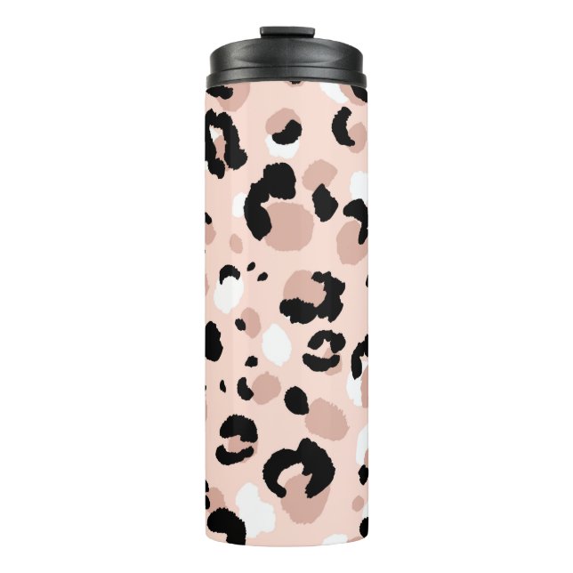 Abstract modern leopard seamless pattern. Animals  Thermal Tumbler (Front)