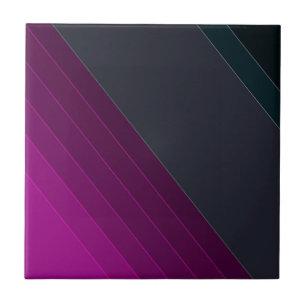 Abstract modern lined lines striped stripe dark pl ceramic tile