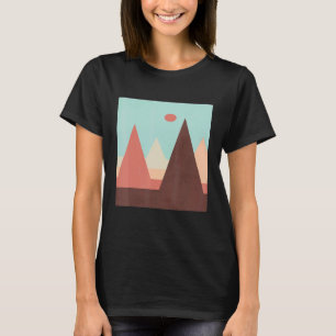 Abstract modern minimalist mountain T-Shirt