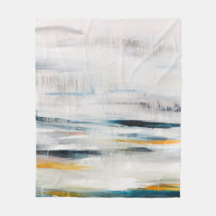 Abstract modern painting background. Contemporary Fleece Blanket
