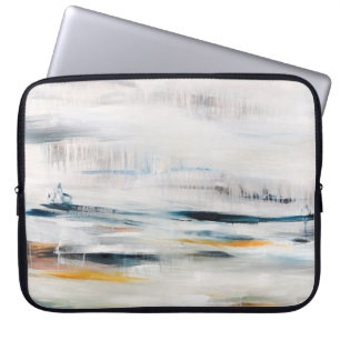 Abstract modern painting background. Contemporary Laptop Sleeve