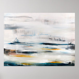 Abstract modern painting background. Contemporary  Poster