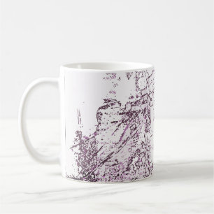Abstract modern painting background. Illustration. Coffee Mug