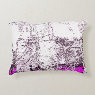 Abstract modern painting background. Illustration. Decorative Cushion