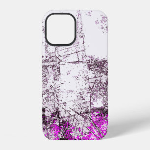 Abstract modern painting background. Illustration. iPhone 12 Case