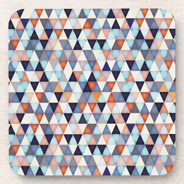 Abstract modern pattern coaster (Front)