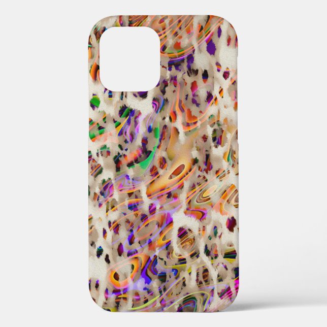 abstract modern pattern design with colourful effe Case-Mate iPhone case (Back)