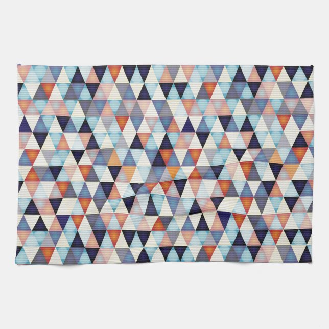 Abstract modern pattern tea towel (Horizontal)