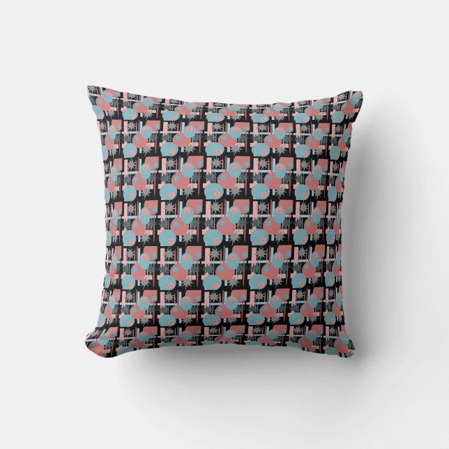 Abstract Modern Print Cushion (Front)