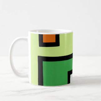 Abstract Modern Retro mapper #1 Mag Coffee Mug