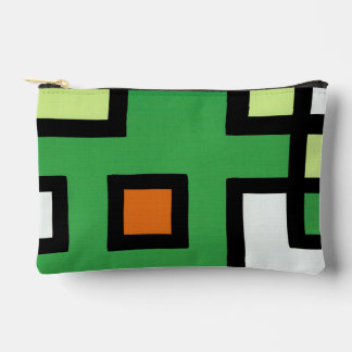 Abstract Modern Retro mapper #1 Porch Accessory Pouch
