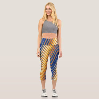 abstract modern seamless pattern capri leggings