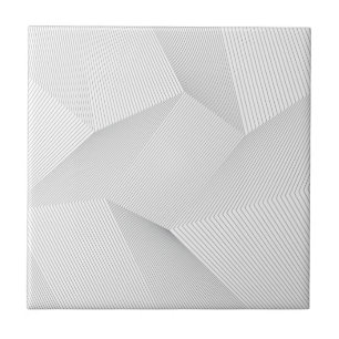 Abstract, modern, simple, dynamic line pattern ceramic tile