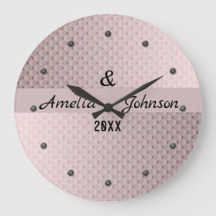 Abstract modern soft gradient liquid blurred paste large clock