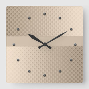 Abstract modern soft gradient liquid blurred paste square wall clock