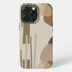 Abstract Modern Terracotta Shapes iPhone 13 Pro Case
