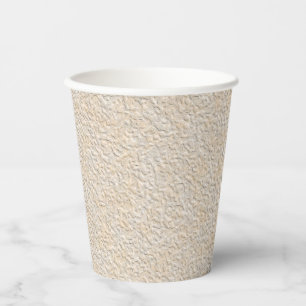 Abstract modern textured stone paper effect cups