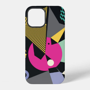 Abstract modern triangles background pattern illus iPhone 12 case