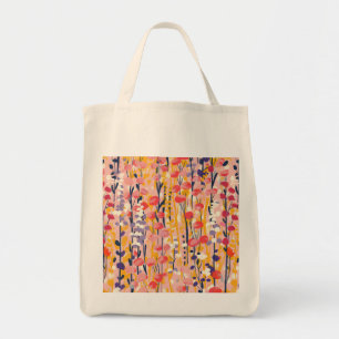Abstract Modern Wildflower Floral Botanical Garden Tote Bag