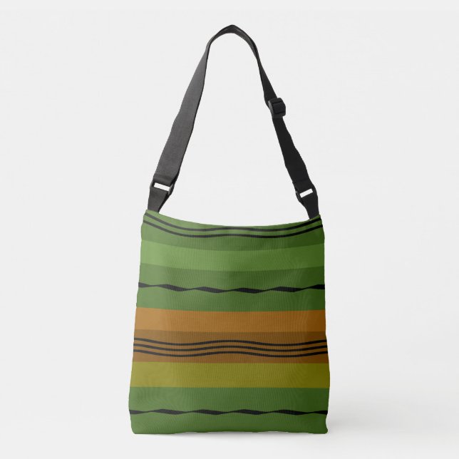 abstract modernist geometric pattern crossbody bag (Front)