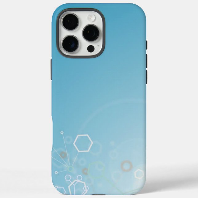 Abstract molecular structure (all phones) Case-Mate iPhone case (Back)