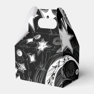 Abstract Moon And Stars Favour Box