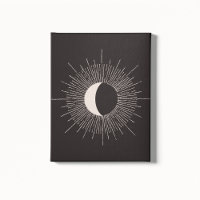 Abstract Moon Burst Eclipse