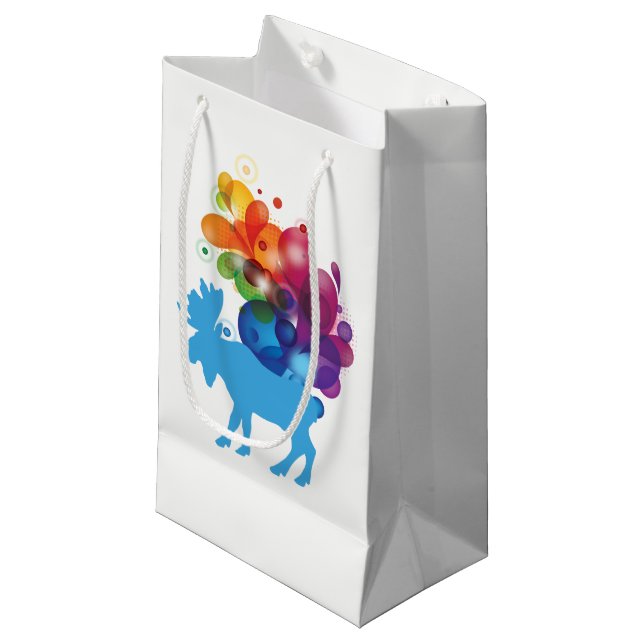 Abstract Moose Gift Bag (Front Angled)