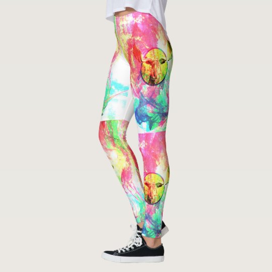 Abstract Moose Leggings
