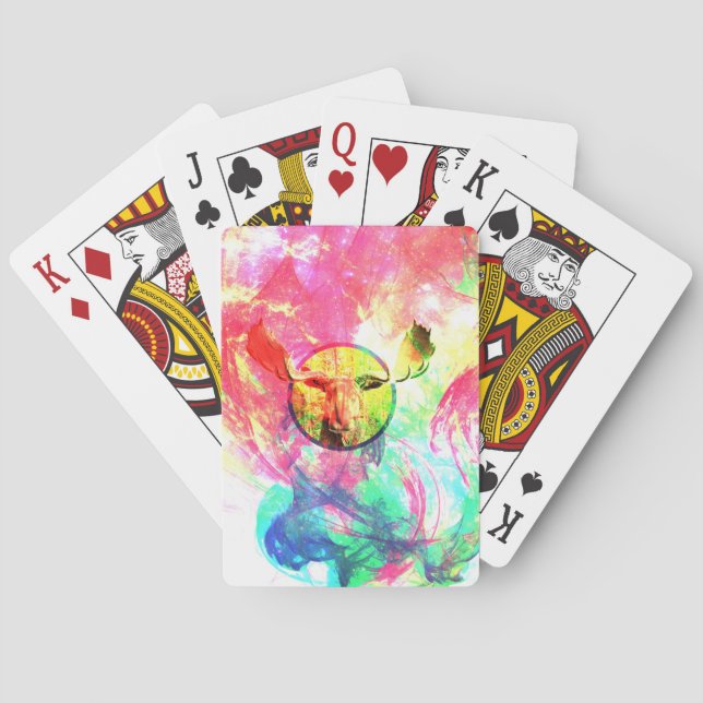 Abstract Moose Playing Cards (Back)