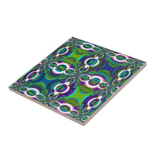 Abstract Moroccan  Design Tile