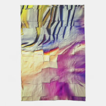 Abstract mosaic drawing lightly carved and pearly