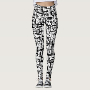 Abstract Mosaic Leggings