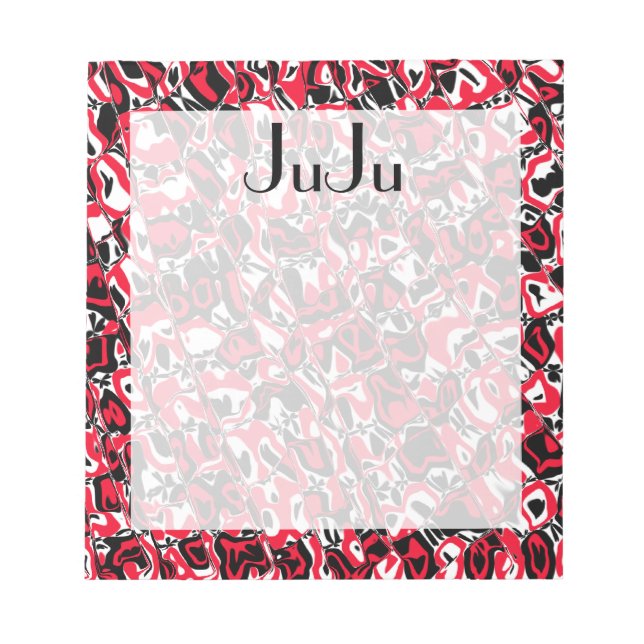 Abstract Mosaic Notepad (Front)