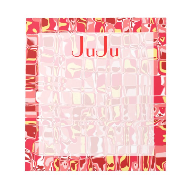 Abstract Mosaic Notepad (Front)