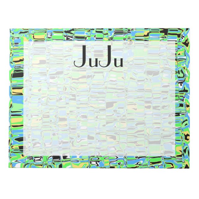 Abstract Mosaic Notepad (Front)