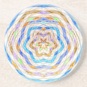 Abstract Mosaic Pattern #9 Coaster