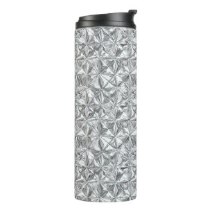 Abstract Mosaic Pattern   Diamond Prism Thermal Tumbler