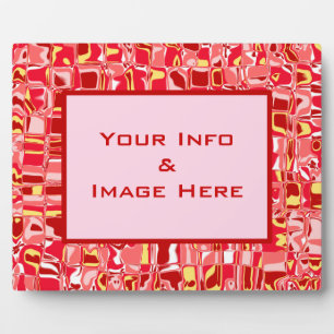 Abstract Mosaic Plaque