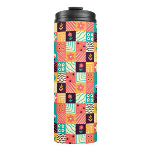 Abstract Mosaic Thermal Tumbler